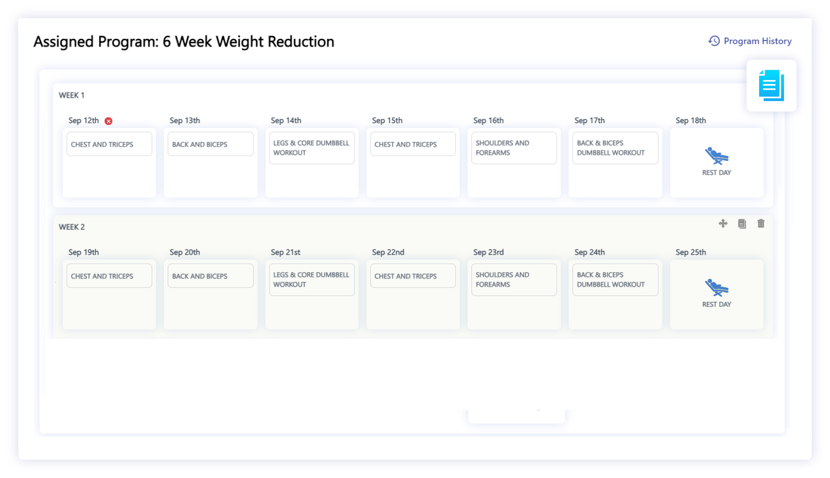 Week Cloning<br />
